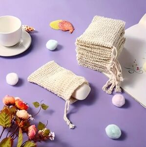 Sold- 20 sisal soap bags Handmade